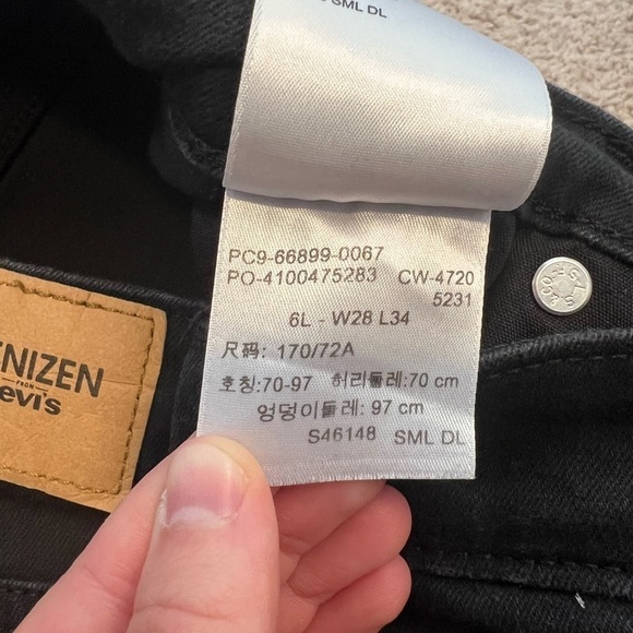 Levi’s Women’s Black Mid Rise Boot Cut Jeans Size 6L - Picture 14 of 14